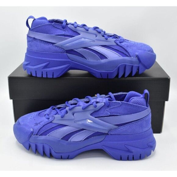 Reebok Womens Size 8 Cardi B Club V2 Blue Purple Sneakers Shoes